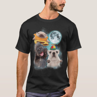 Drei Pibble Mond Lustiger Pibble Meme für Männer F T-Shirt