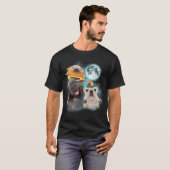 Drei Pibble Mond Lustiger Pibble Meme für Männer F T-Shirt (Vorne ganz)
