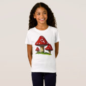 Drei Pilze, Toadstools: Ursprüngliche Kunst T-Shirt (Vorne ganz)