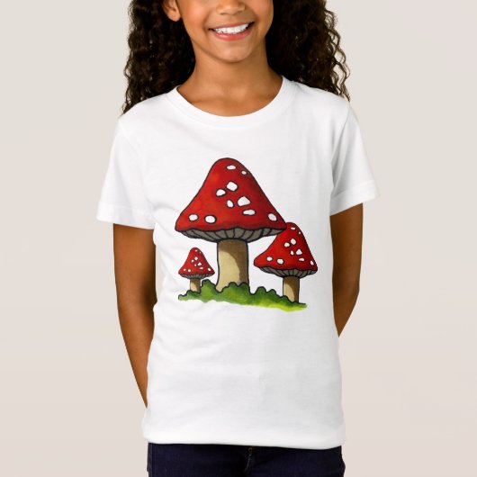 Drei Pilze, Toadstools: Ursprüngliche Kunst T-Shirt (Vorderseite)