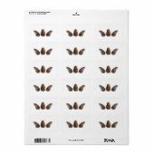 Drei pinecones adressaufkleber (Vorne)