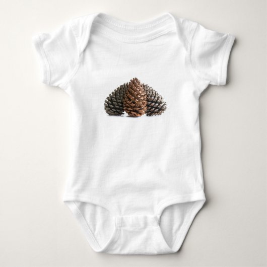 Drei pinecones baby strampler (Vorderseite)