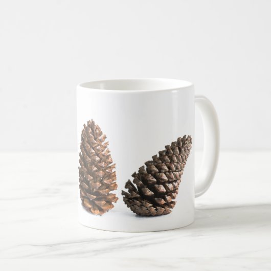Drei pinecones kaffeetasse (VorderseiteRechts)