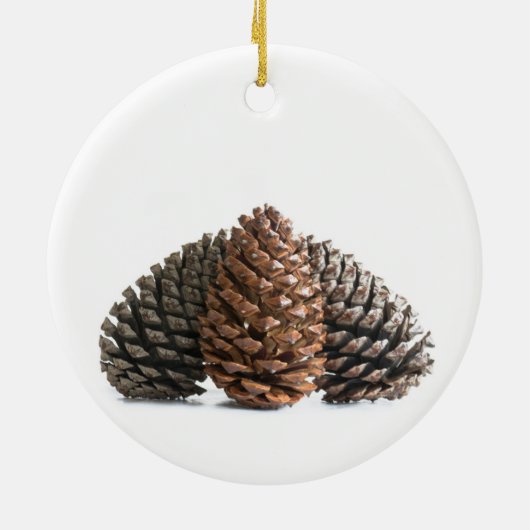 Drei pinecones keramikornament (Hinten)