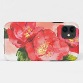 Drei pinkfarbene und rote Rose Case-Mate iPho Case-Mate iPhone Hülle (Rückseite (Horizontal))