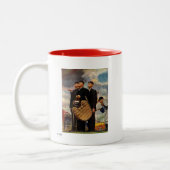 Drei Pires Zweifarbige Tasse (Links)