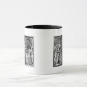 Drei Plaketten vom Thron Tasse (Zentrum)