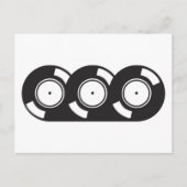 Drei Platten Postkarte (Vorderseite)