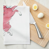 Drei Ponys Handtuch (Viertel Falte)