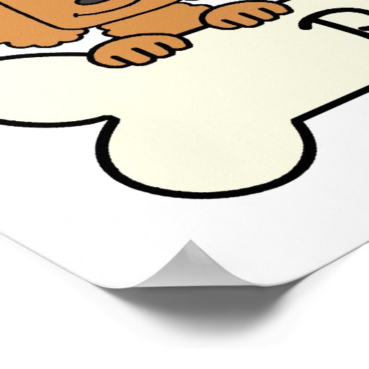 Drei Poodles Poster (Ecke)