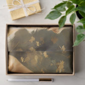 Drei Portrait-Tissue-Papiere für Hunde mit Golden  Seidenpapier (Geschenk)