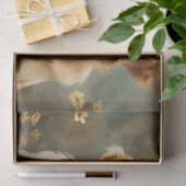 Drei Portrait-Tissue-Papiere für Hunde mit Golden Seidenpapier (Geschenk)