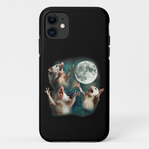 Drei Possum Mond 3 Opossum Lustig Komisch Verfluch Case-Mate iPhone Hülle