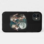Drei Possum Moon 3Opossum Funny Weird Cureme Case-Mate iPhone Hülle (Rückseite (Horizontal))