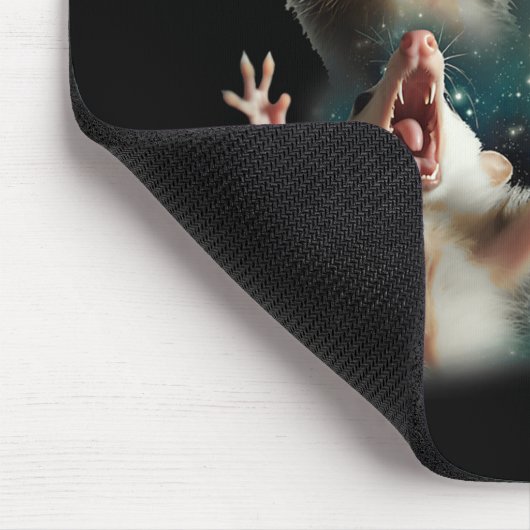 Drei Possum Moon 3Opossum Funny Weird Cureme Mousepad (Ecke)