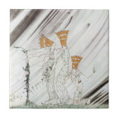 Drei Prinzessinnen im Blauen Berg von Kay Nielsen Fliese (Vorderseite)