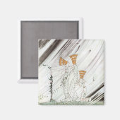 Drei Prinzessinnen im Blauen Berg von Kay Nielsen Magnet (Vorderseite/Rückseite)