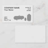 drei Propantanks Visitenkarte (Vorne/Hinten)