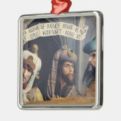 Drei Prophete, Provence-Schule Silbernes Ornament (Links)