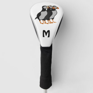Drei Puffin Stehend Golf Headcover
