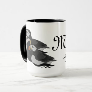 Drei Puffin-Swim-Rennen Tasse