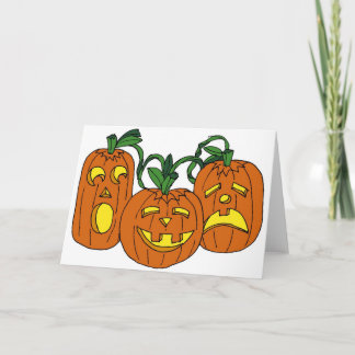 Drei Pumpkins Karte