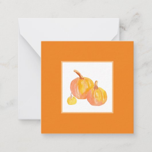 Drei Pumpkins Mitteilungskarte (Vorderseite)