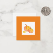 Drei Pumpkins Mitteilungskarte (Vorderseite/Rückseite Beispiel)