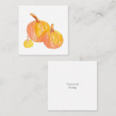 Drei Pumpkins Mitteilungskarte (Vorne/Hinten)