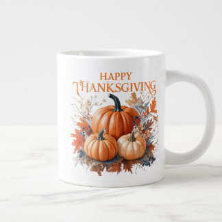Drei Pumpkins von Dankbarkeit Tasse