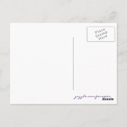 Drei Pysanky Postkarte (Rückseite)