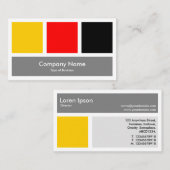 Drei Quadrate 04 Visitenkarte (Vorne/Hinten)