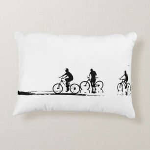 Drei Radfahrer Kissen