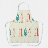 Drei Raketen für Raumfahrten Schürze (Vorderseite)