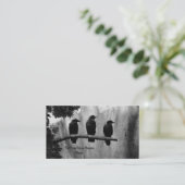 Drei Ravens Visitenkarte (Stehend Vorderseite)