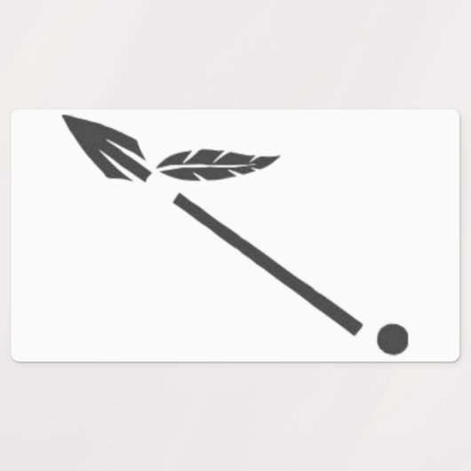 Drei-ray-Labels Etiketten (Design 1)