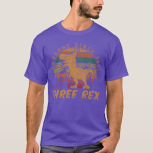 Drei Re 3. Geburtstagsgeschenkedritter Dinosaurier T-Shirt