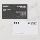 Drei Rechtecke - dunkelgraue Textur Visitenkarte (Vorne/Hinten)