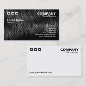 Drei Rechtecke - Elektrischer Regen dunkelgrau Visitenkarte (Vorne/Hinten)