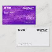 Drei Rechtecke - Elektrischer Regen Lila Visitenkarte (Vorne/Hinten)