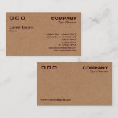 Drei Rechtecke - Sammelpack-Beschaffenheit Visitenkarte (Vorne/Hinten)