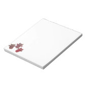 Drei Red Owls Notepad Notizblock (Rotiert)