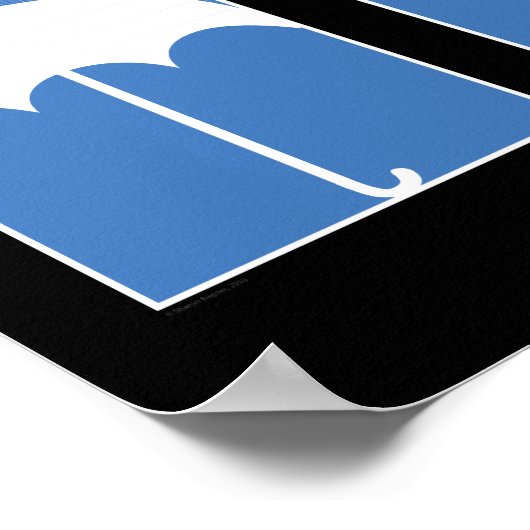 Drei Regenschirme Poster (Ecke)