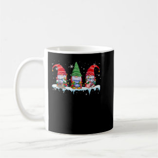 Drei Reinigungstube Funny Christmas Lights Gnome Kaffeetasse
