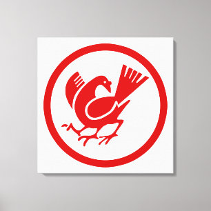 Drei reißende Kruge Leinwanddruck