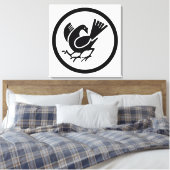 Drei reißende Kruge Leinwanddruck (Insitu (Schlafzimmer))