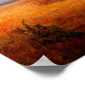 Drei Reiter Galloping über Schlicht Poster (Ecke)