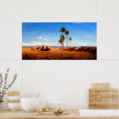 Drei Reiter Galloping über Schlicht Poster (Küche)