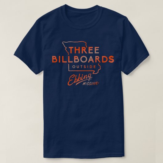 Drei Reklametafeln T-Shirt (Design vorne)