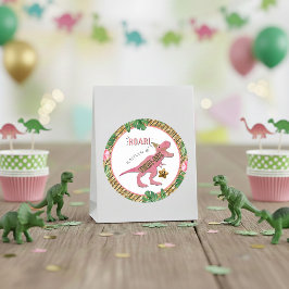 Drei-Rex Dinosaurier 3. Geburtstag Klassischer Run Runder Aufkleber